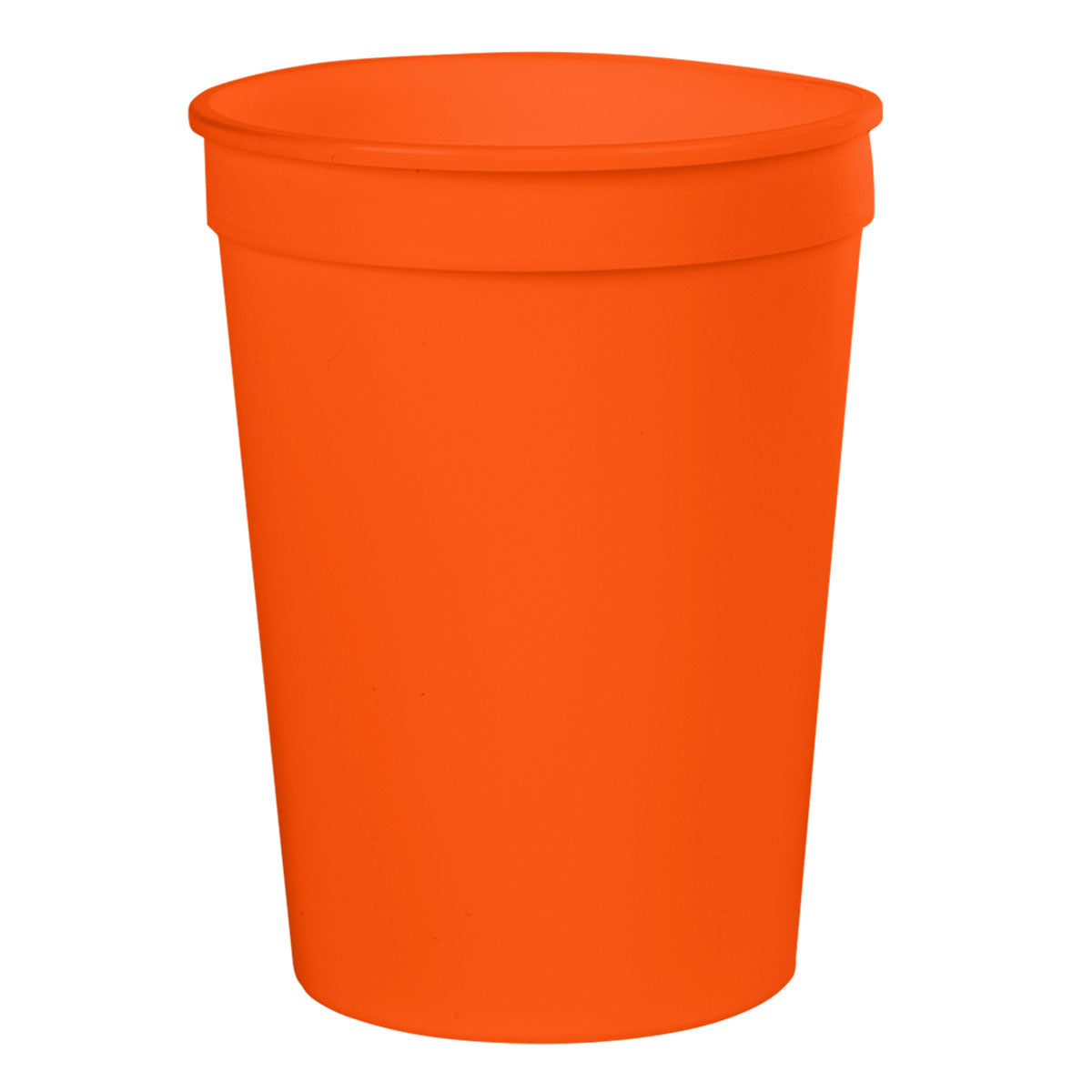 ORANGE 12 Oz. Big Game Stadium Cup plain grouped