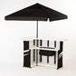 Printed Bar Set w/ 6′ Umbrella and 4 Stools