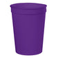 PURPLE 12 Oz. Big Game Stadium Cup plain grouped