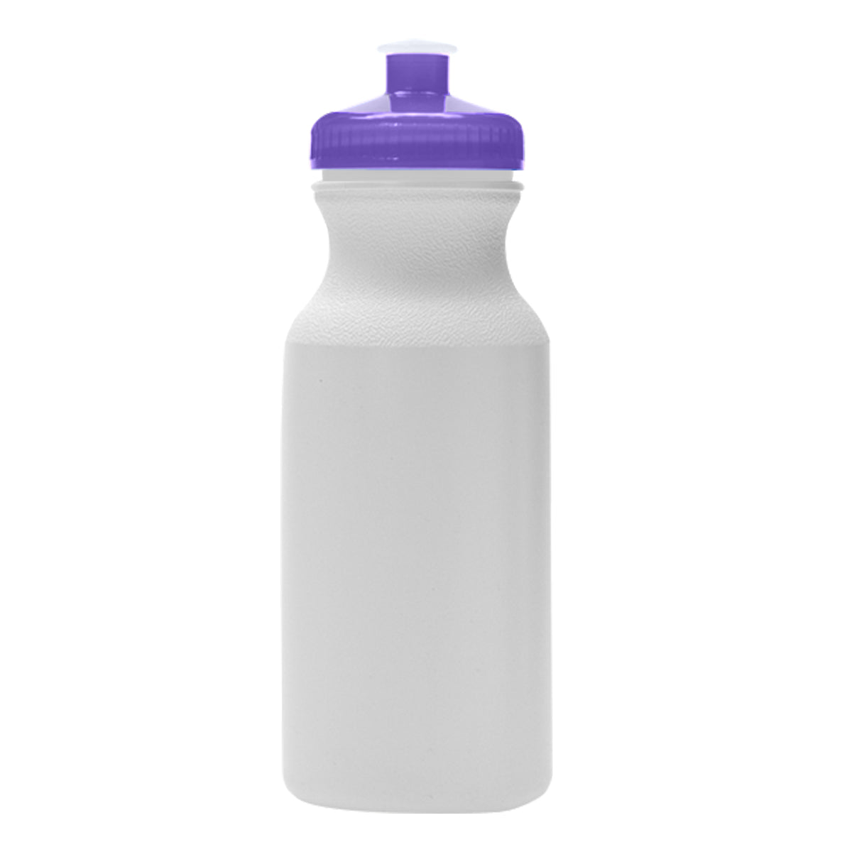 PURPLE LID 20 Oz. Hydration Water Bottle plain grouped