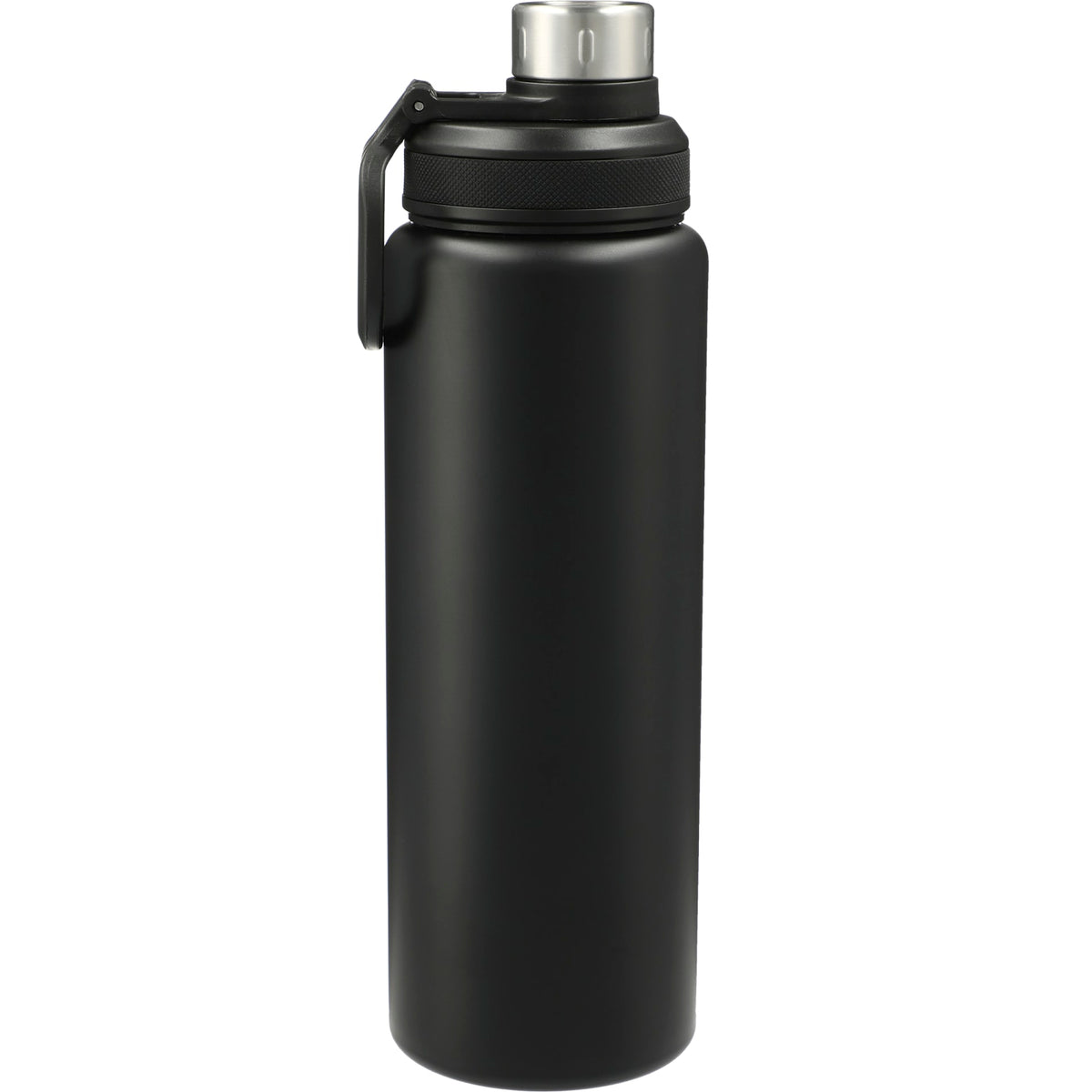 Rear View of Black Vasco 32oz Stainless Steel Bottle