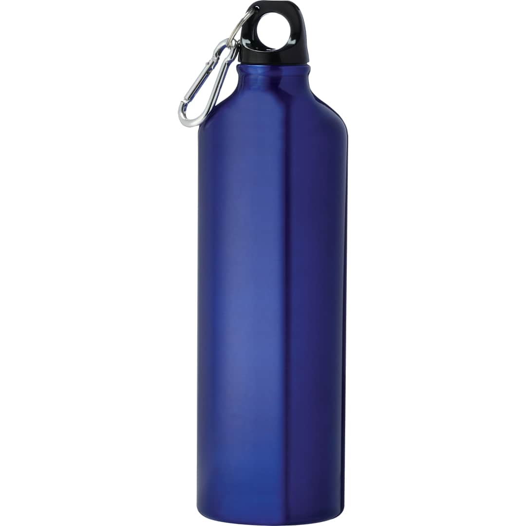 Rear View of Blue Pacific 26oz Aluminum Sports Bottle plain