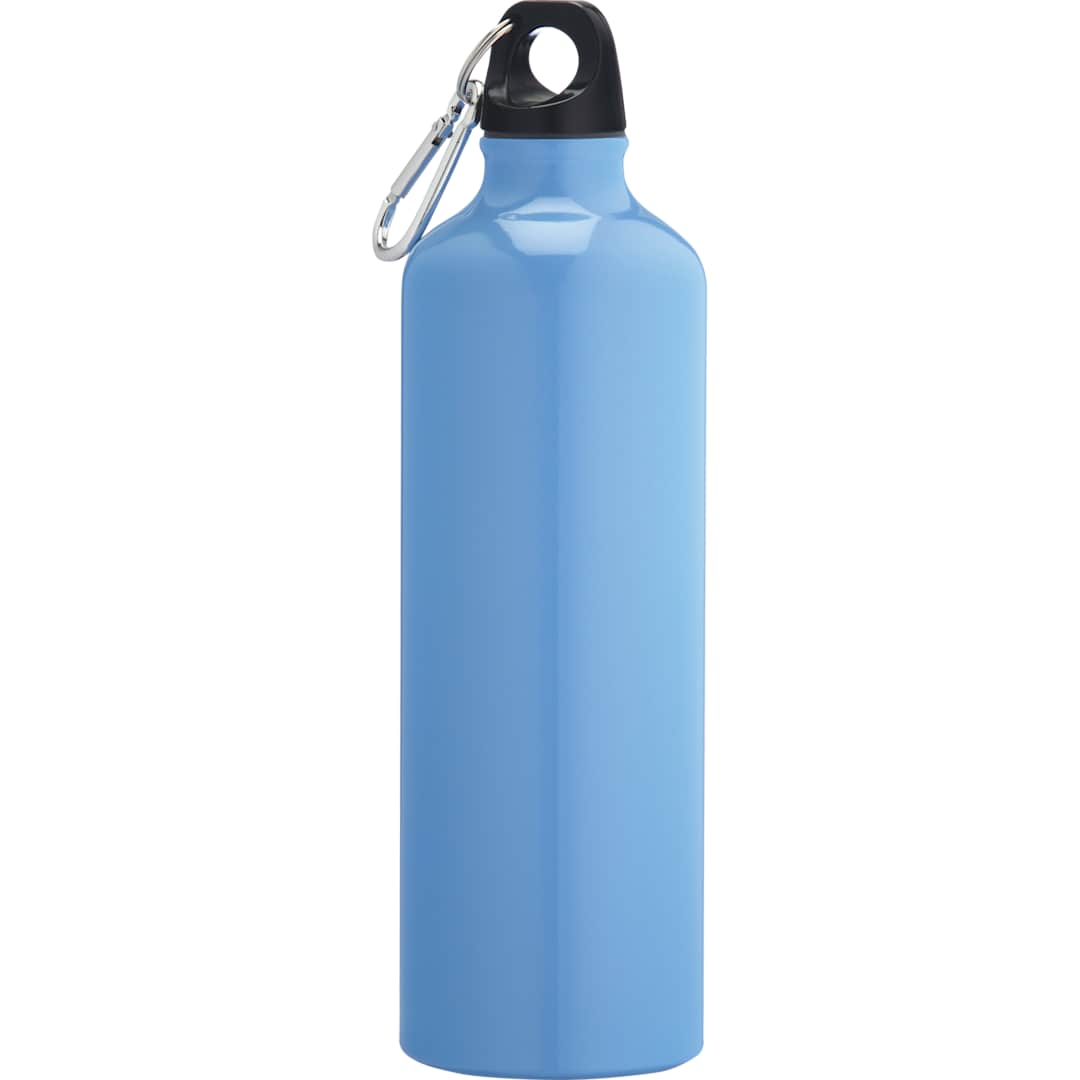Rear View of Blue Pacific 26oz Aluminum Sports Bottle plain