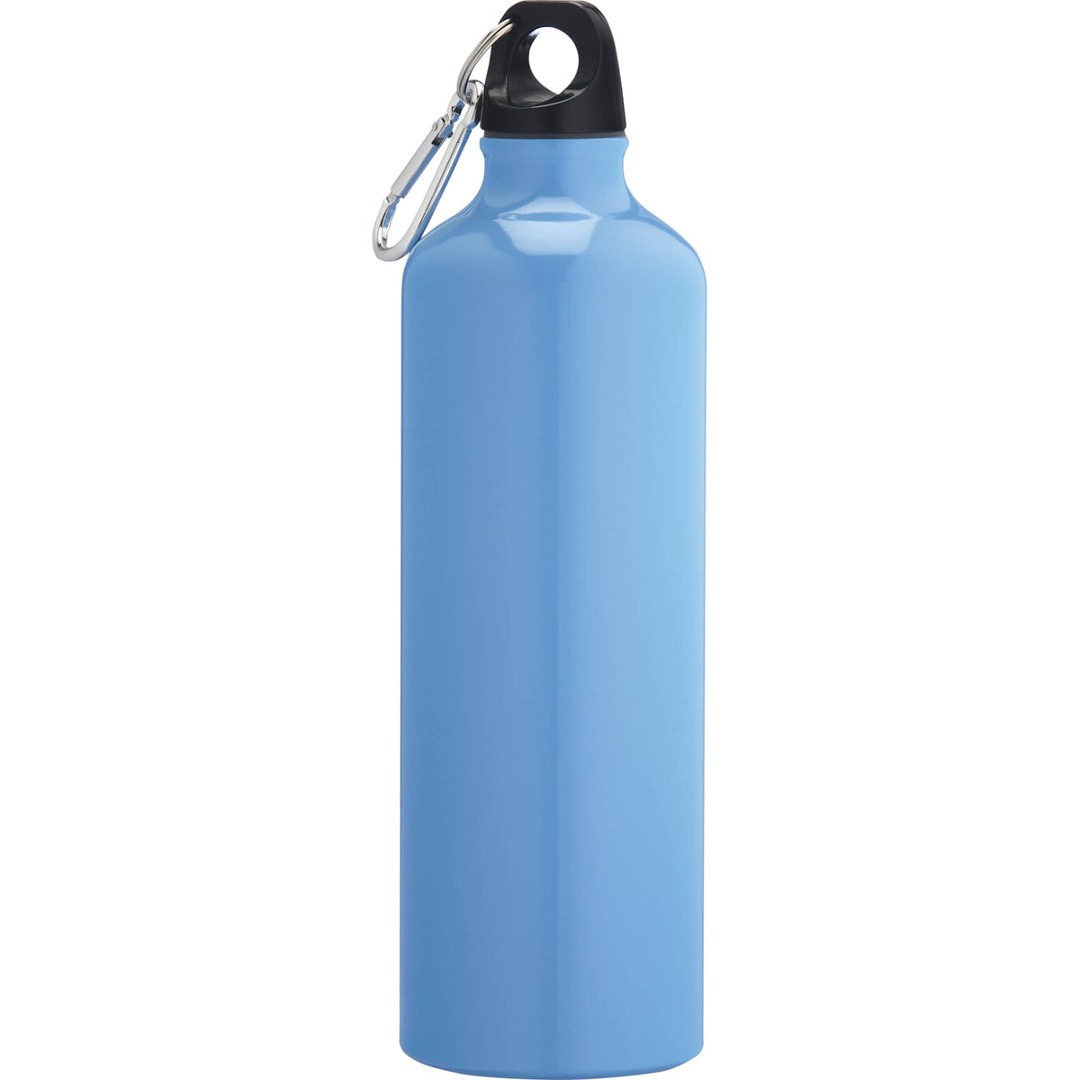 Rear View of Blue Pacific 26oz Aluminum Sports Bottle plain