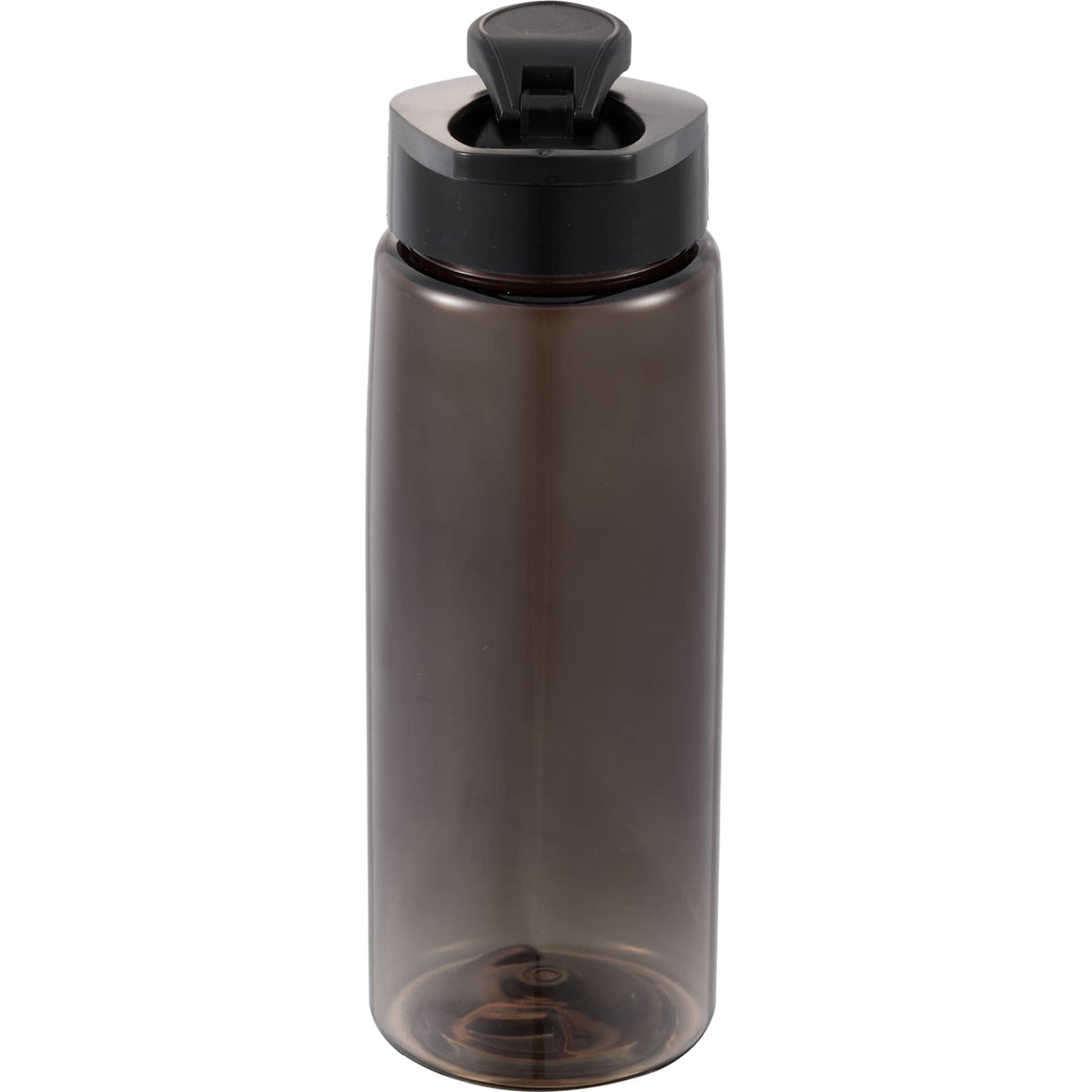 Rear View of Gray The Flair Drink Thru Lid 26 oz. plain
