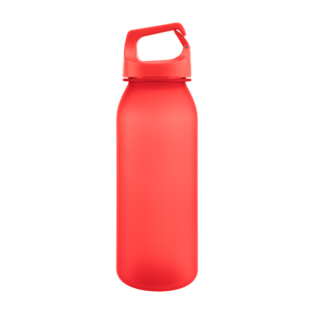 RED 20 Oz. Brooke rPET Bottle With Easy Carry Handle plain grouped