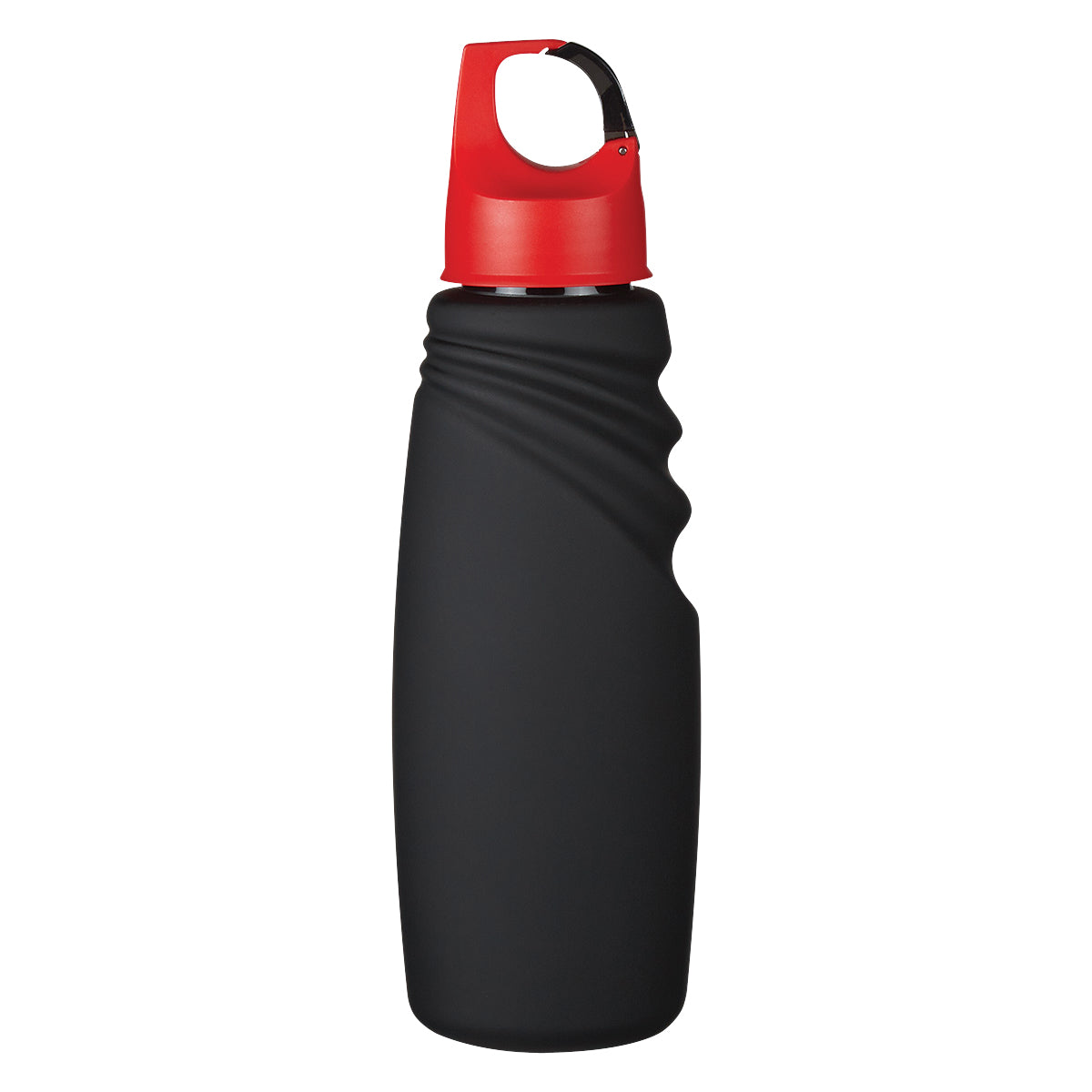 RED LID 24 Oz. Matte Finish Crest Carabiner Sports Bottle plain grouped