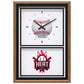 Solid Wood Framed Clock 19″ x 27″