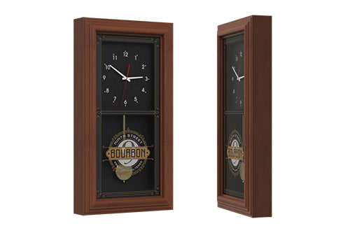 Solid Wood Framed Clock 13″ x 24″