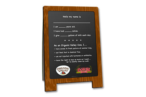 Chalkboard In-Stock Wood A-frame Sidewalk Sign