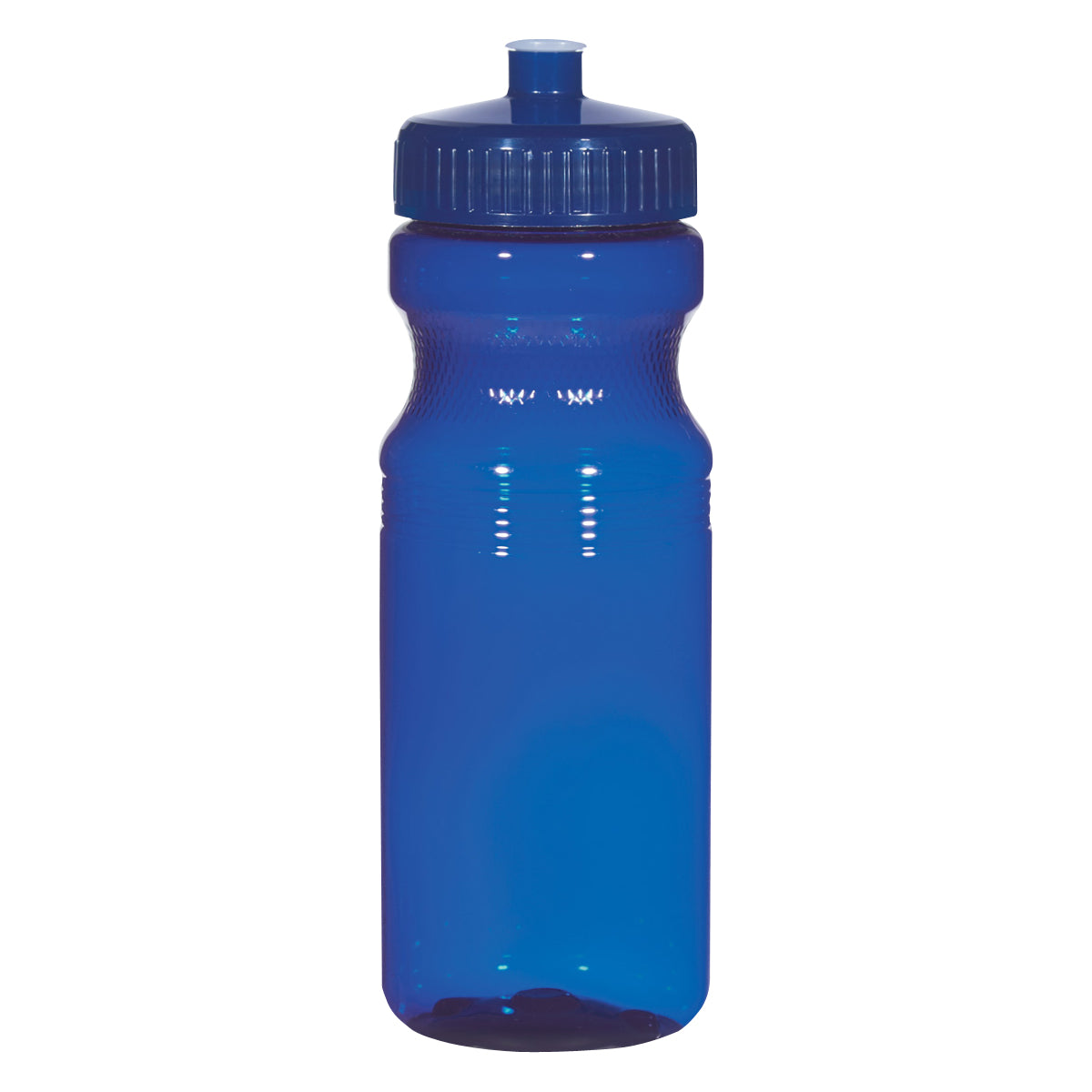 TRAN NAVY 24 Oz. Poly-Clear™ Fitness Bottle plain grouped