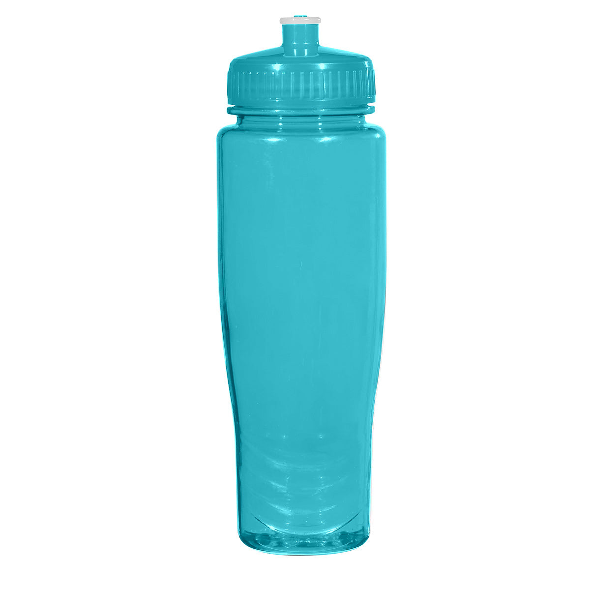 TRANSLUCENT AQUA 28 Oz. Poly-Clean™ Plastic Bottle plain grouped