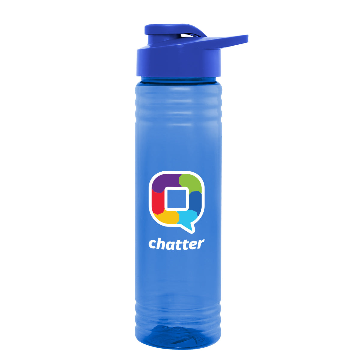 TRANSLUCENT BLUE 24 Oz. Full Color Accel Bottle  grouped