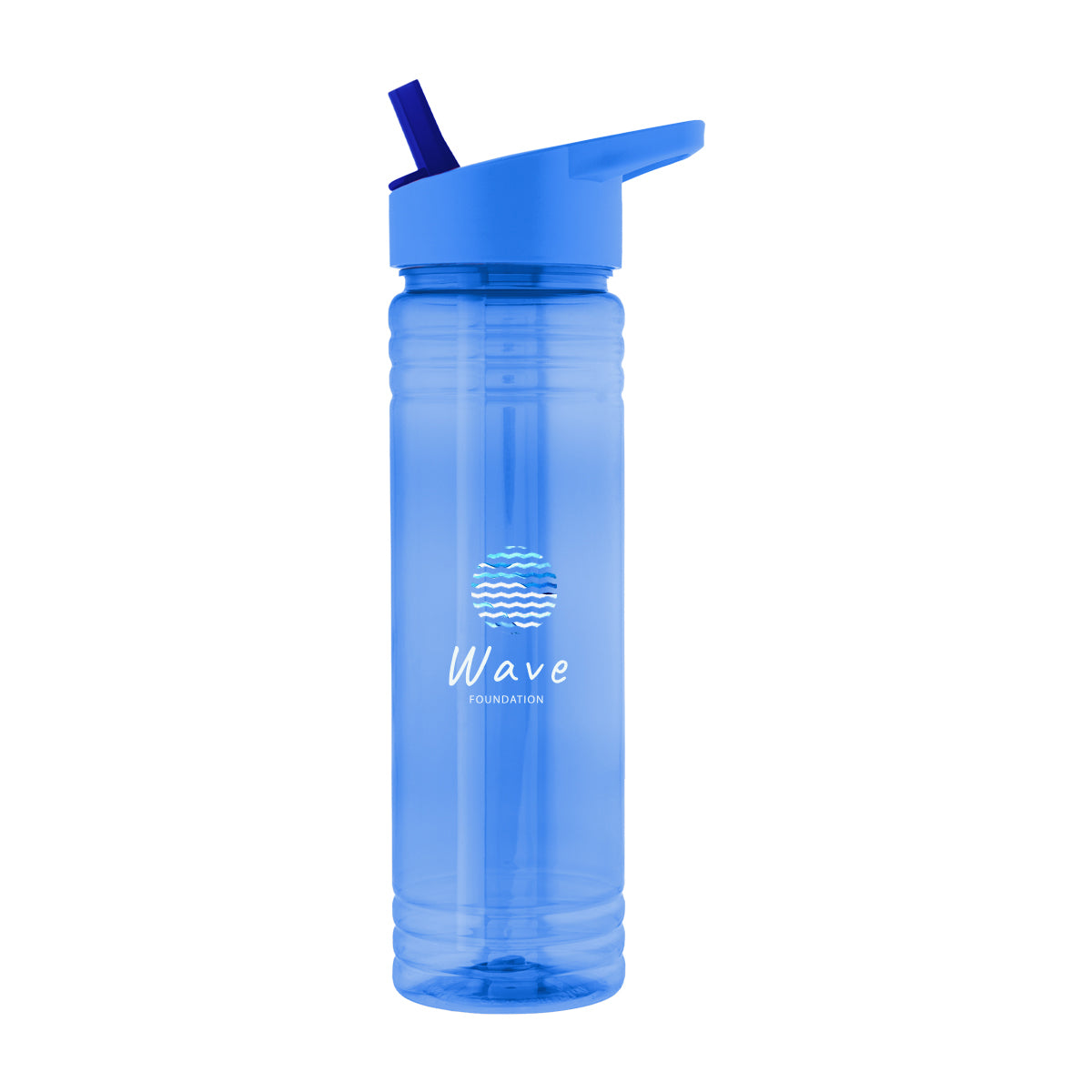 TRANSLUCENT BLUE 24 Oz. Ricky rPET Bottle  grouped