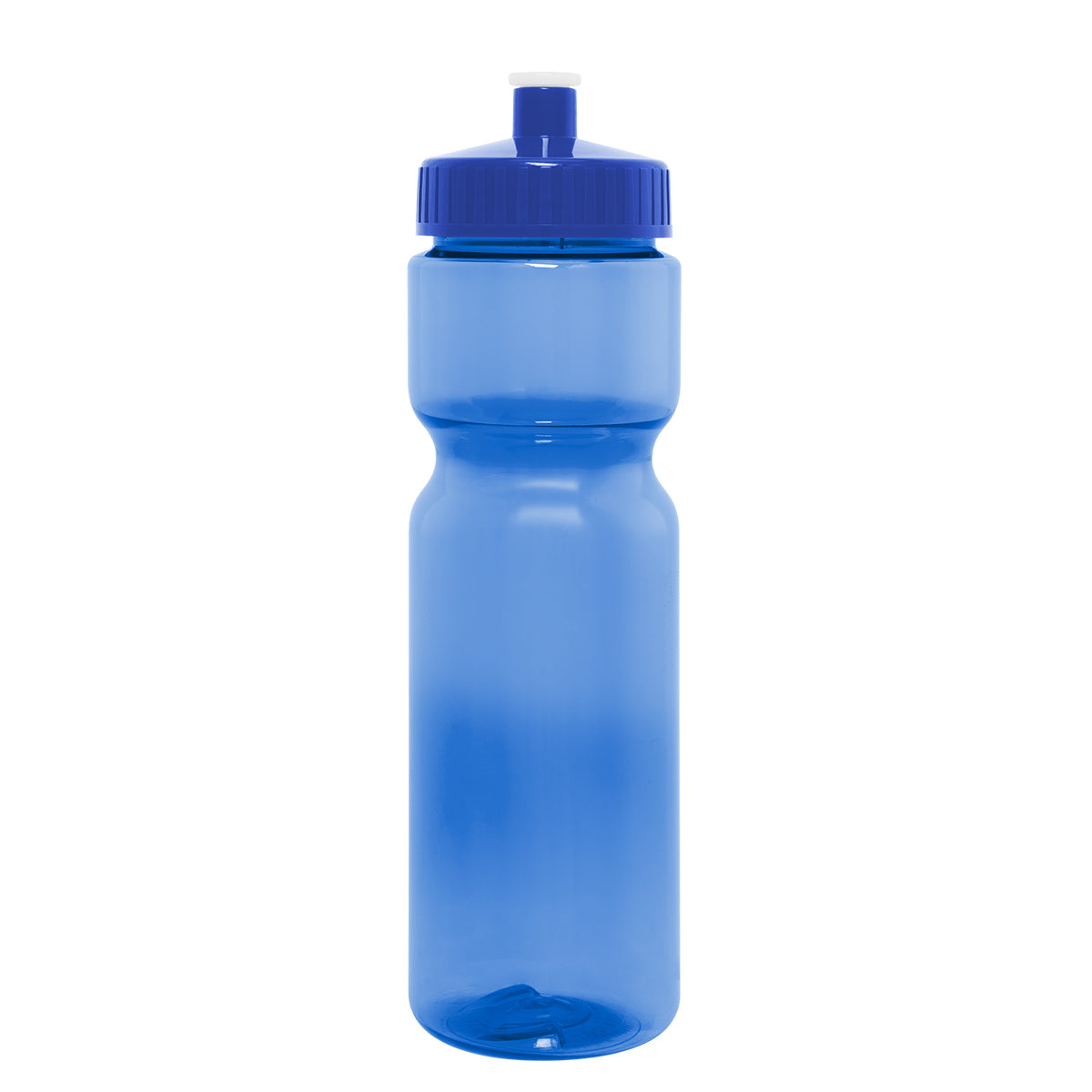 TRANSLUCENT BLUE 28 Oz. Full Color Pace Bottle plain grouped