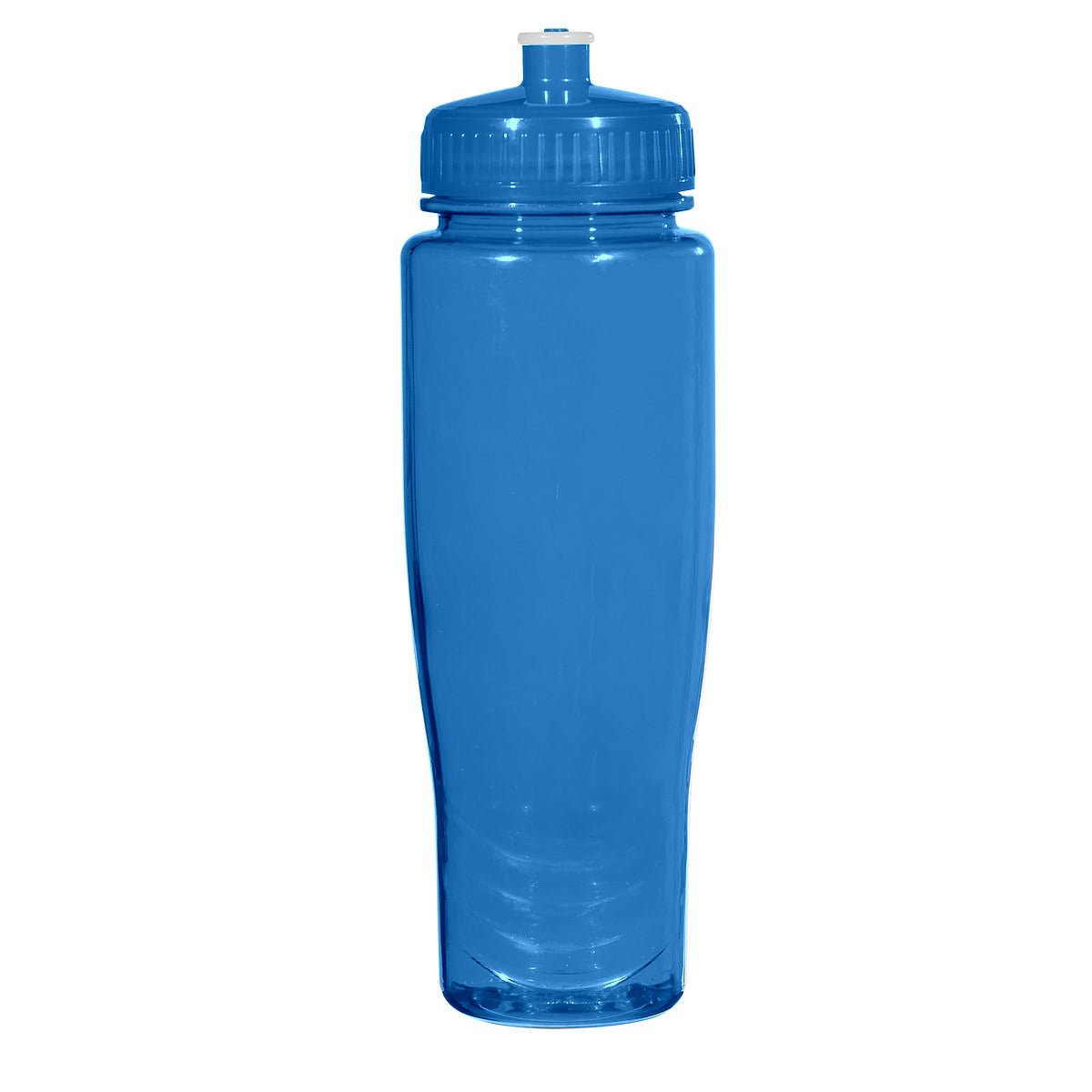 TRANSLUCENT BLUE 28 Oz. Poly-Clean™ Plastic Bottle plain grouped