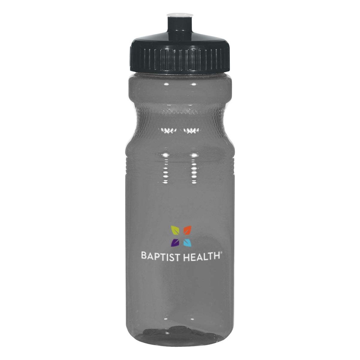 TRANSLUCENT CHARCOAL 24 Oz. Poly-Clear™ Fitness Bottle  grouped