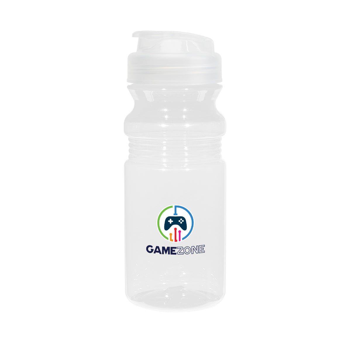 TRANSLUCENT CLEAR 20 Oz. Poly-Clear™ Fitness Bottle With Super Sipper Lid  grouped