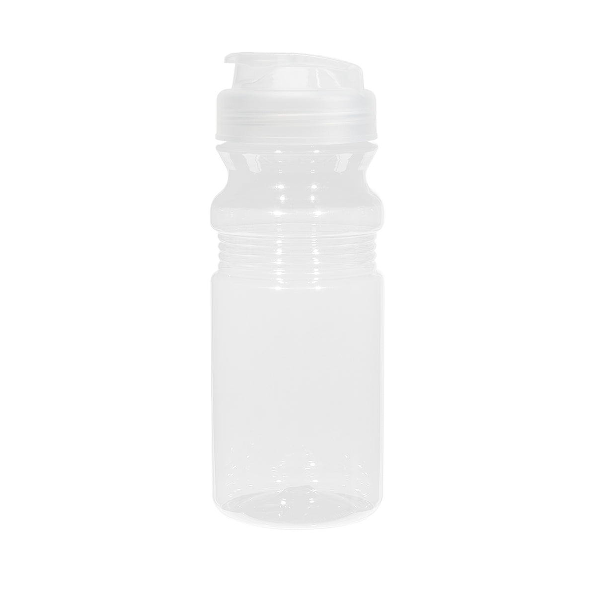 TRANSLUCENT CLEAR 20 Oz. Poly-Clear™ Fitness Bottle With Super Sipper Lid plain grouped