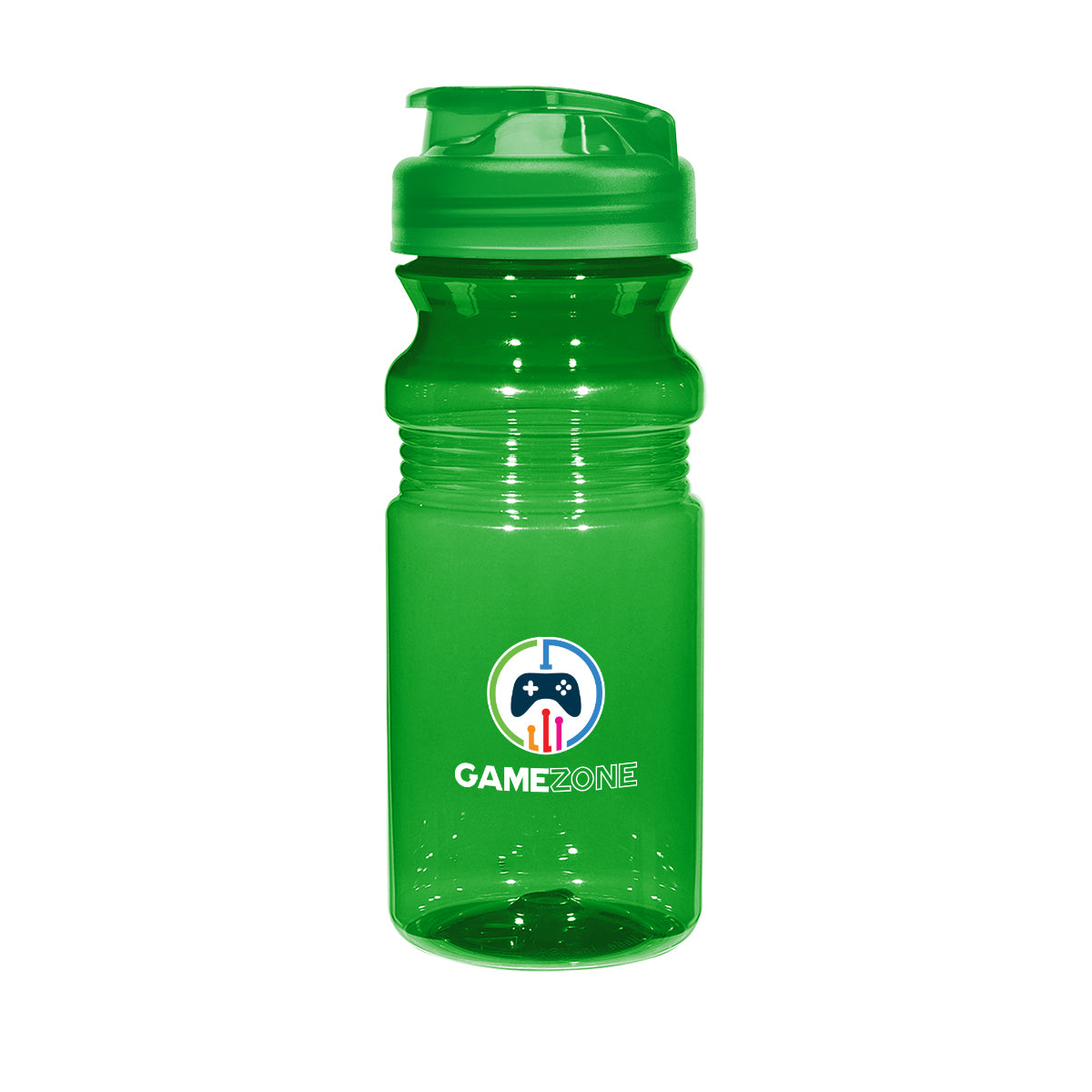 TRANSLUCENT GREEN 20 Oz. Poly-Clear™ Fitness Bottle With Super Sipper Lid  grouped