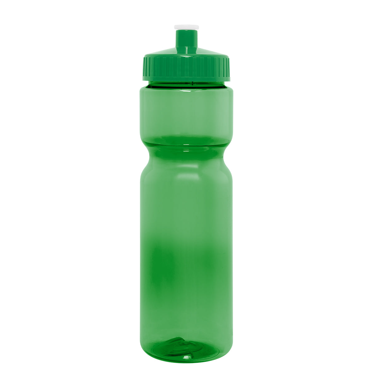 TRANSLUCENT GREEN 28 Oz. Full Color Pace Bottle plain grouped