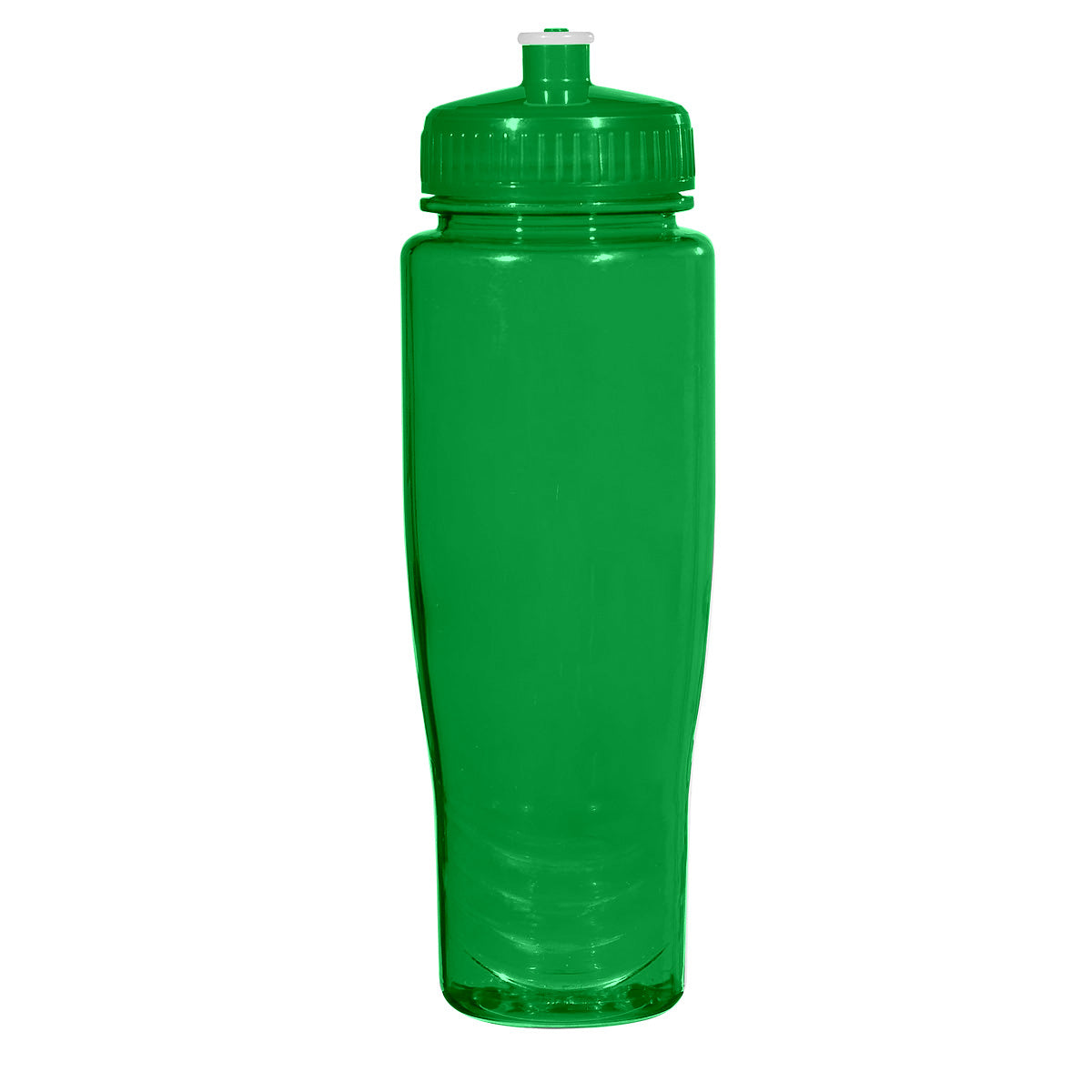 TRANSLUCENT GREEN 28 Oz. Poly-Clean™ Plastic Bottle plain grouped