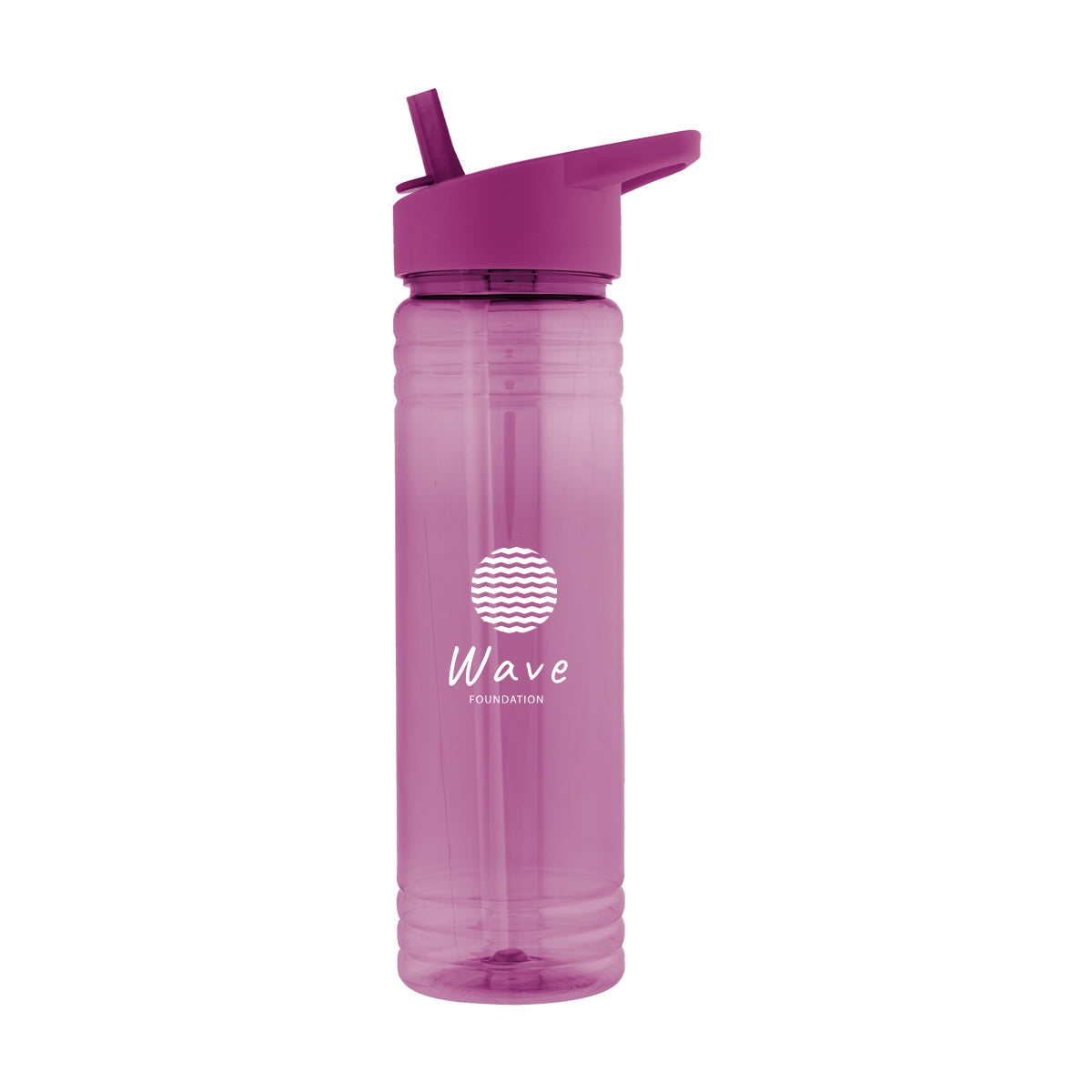 TRANSLUCENT PURPLE 24 Oz. Ricky rPET Bottle  grouped