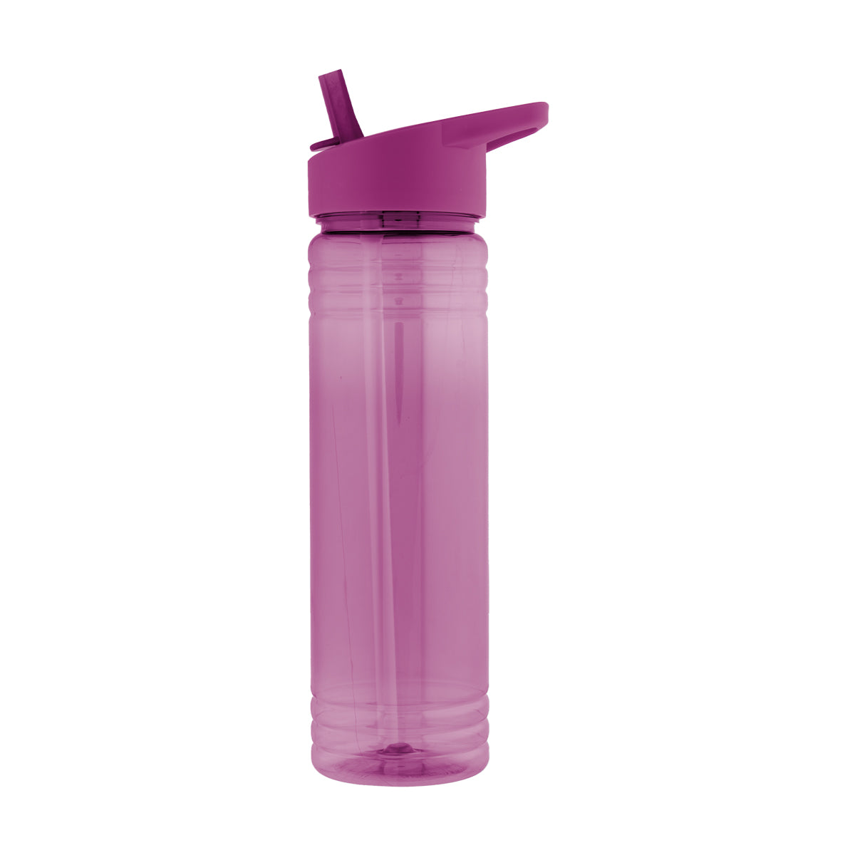 TRANSLUCENT PURPLE 24 Oz. Ricky rPET Bottle plain grouped