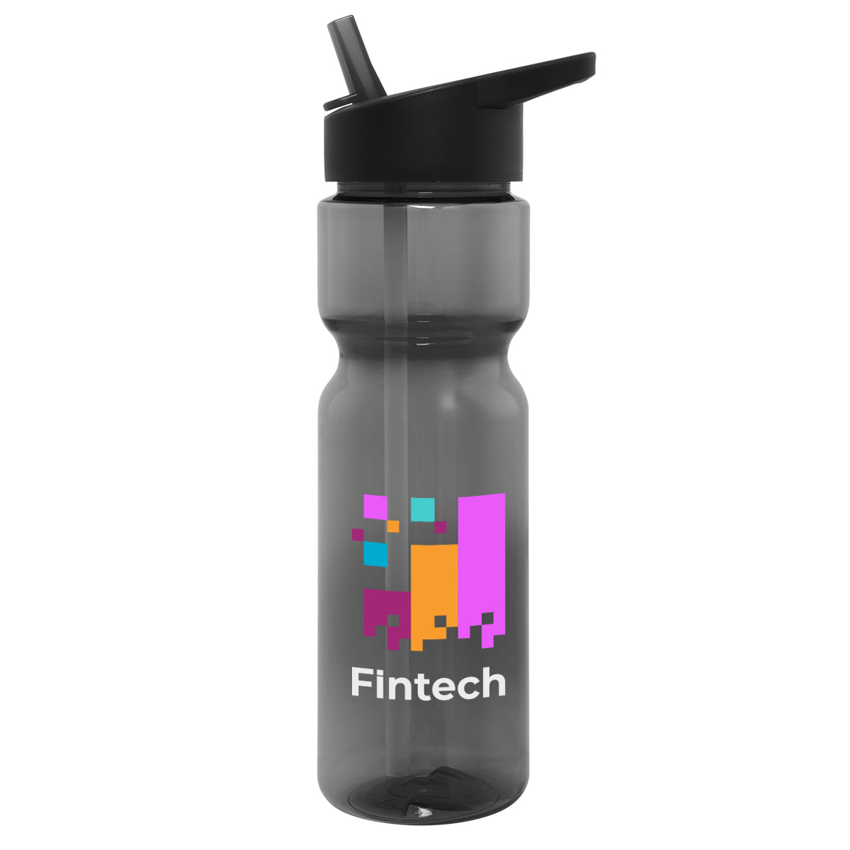 TRANSLUCENT SMOKE 28 Oz. Full Color Tempo Bottle  grouped