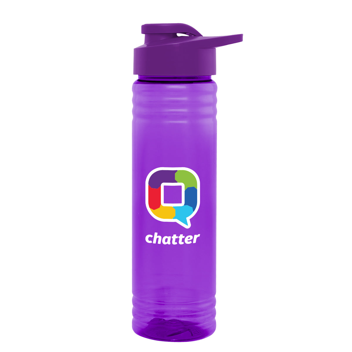 TRANSLUCENT VIOLET 24 Oz. Full Color Accel Bottle  grouped