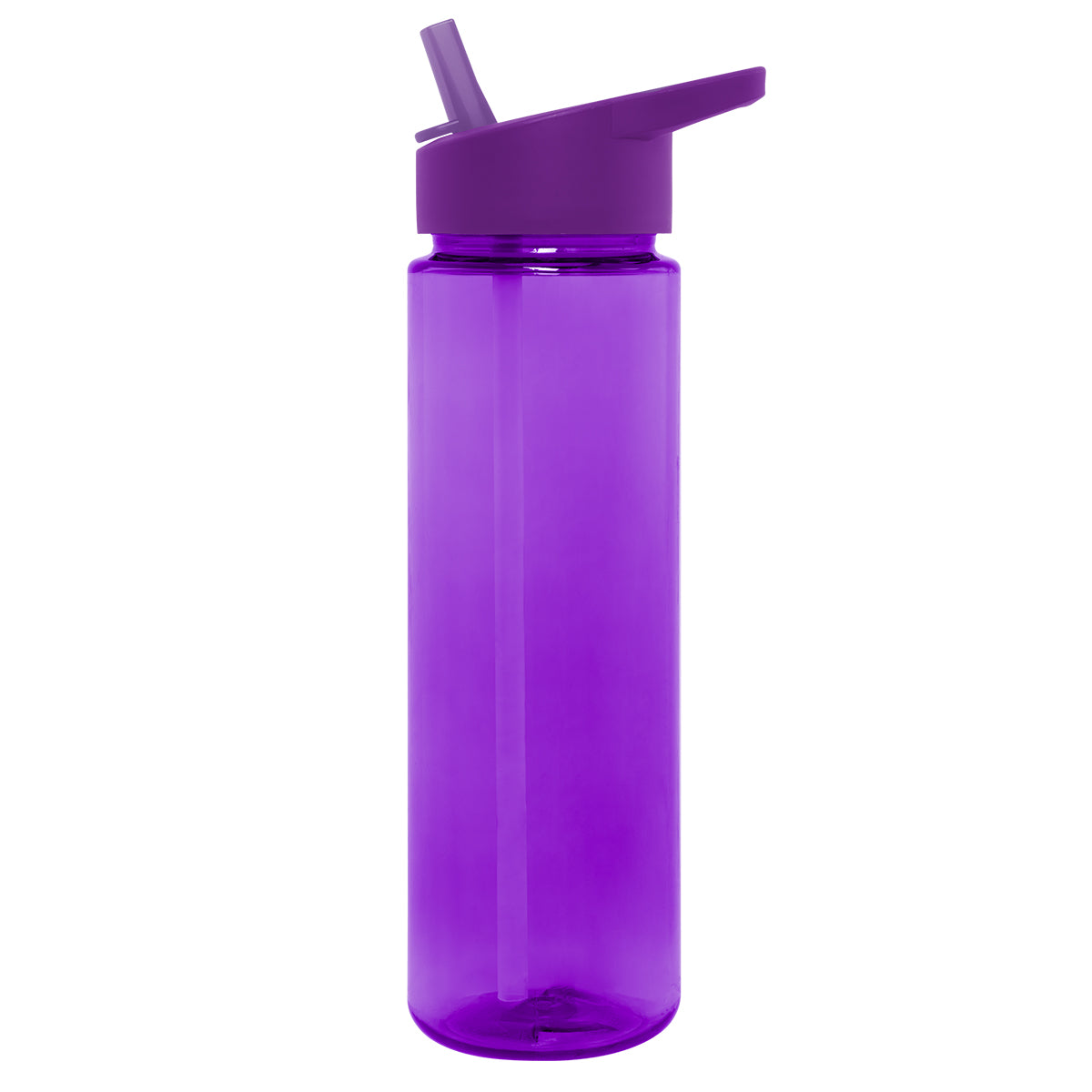 TRANSLUCENT VIOLET 28 Oz. Full Color Staccato Bottle plain grouped