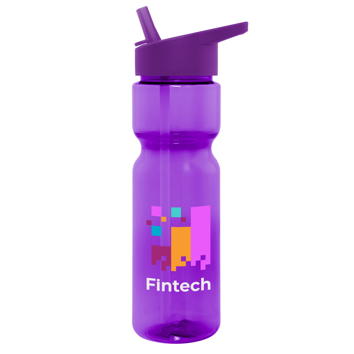 TRANSLUCENT VIOLET 28 Oz. Full Color Tempo Bottle  grouped