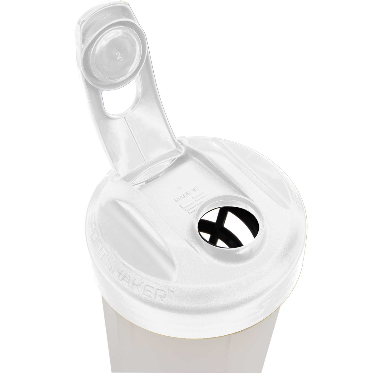 White Sports Shaker 24 oz