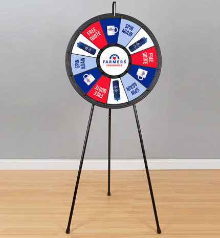 12-slot Floor stand Classic Prize Wheel