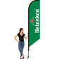 12' FEATHERED FLAG REPLACEMENT W/ DOUBLE SIDED IMPRINT