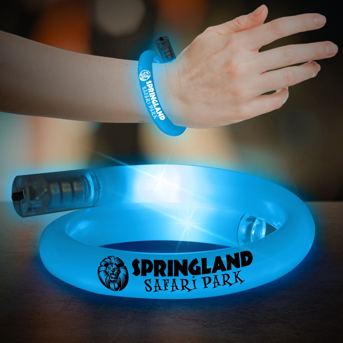 Flashing Coil Tube Bracelets