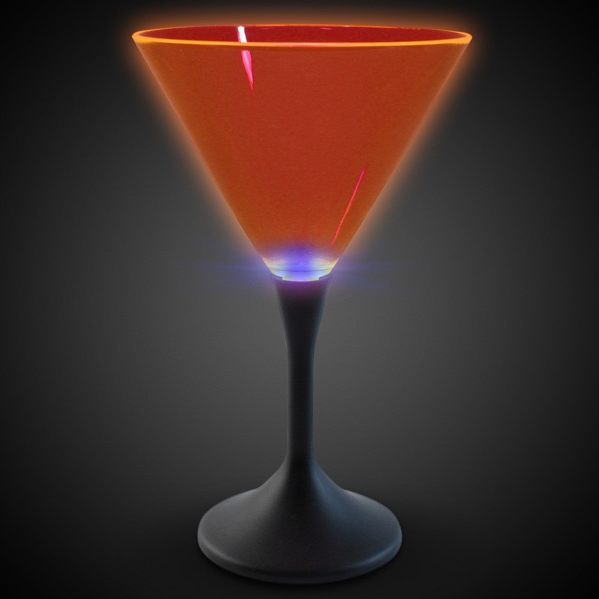 Neon Style Led Martini Glasses