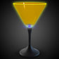Neon Style Led Martini Glasses