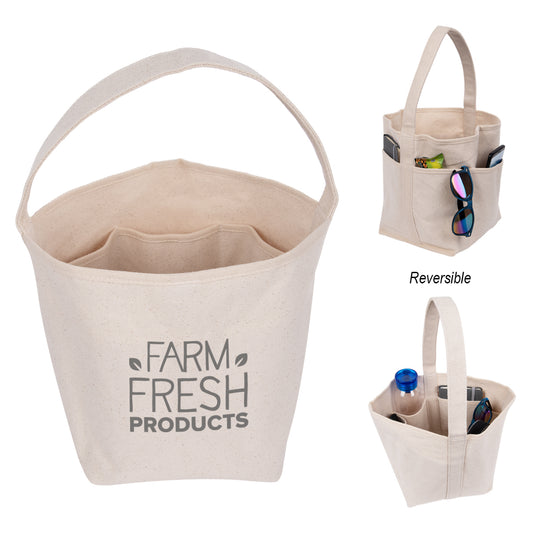 RENO REVERSIBLE BUCKET TOTE BAG