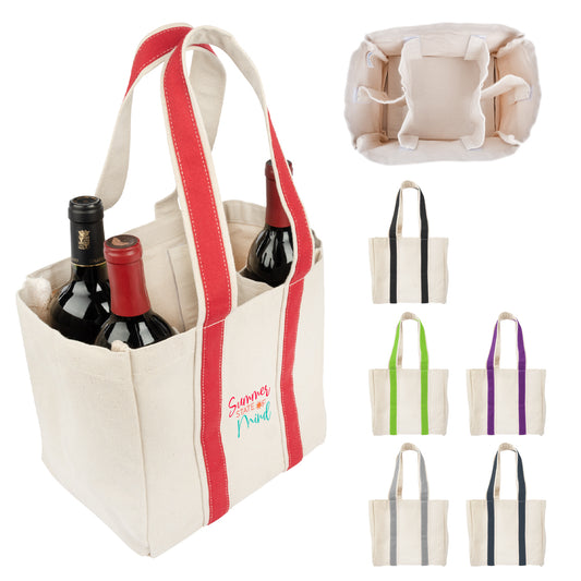 QUATRE WINE BOTTLE TOTE BAG