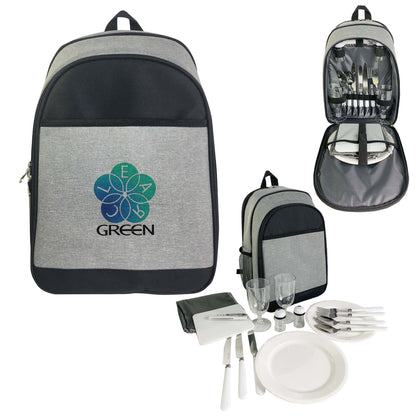 LAKESIDE PICNIC SET COOLER BACKPACK