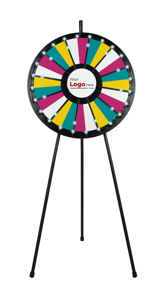 12 to 24-slot Floor stand Classic Prize Wheel with Lights