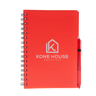 TAKE-TWO SPIRAL NOTEBOOK WITH ERASABLE PEN