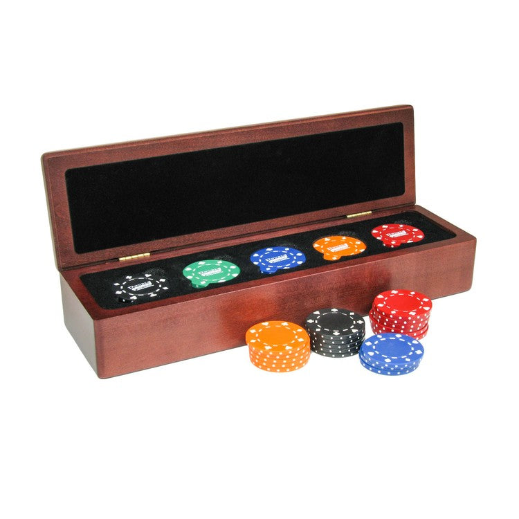 Poker Chip Box, 11.50" x 3.25" x 2.125"