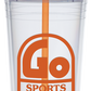 24 Oz. Carnival Cup w/Color Straw & Clear Lid