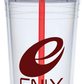 24 Oz. Carnival Cup w/Color Straw & Clear Lid