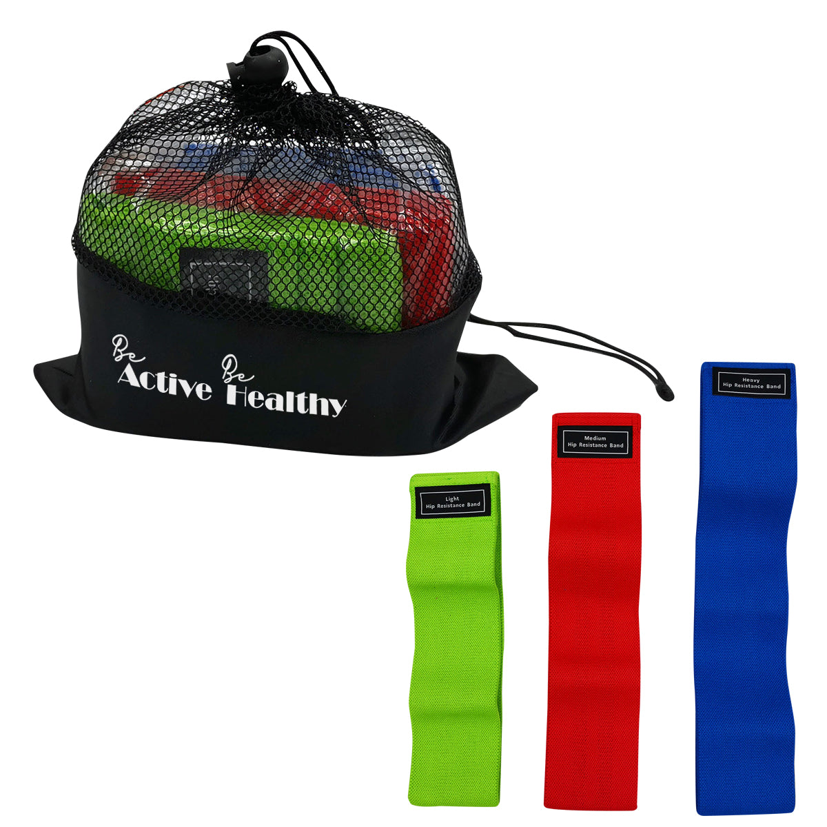 FABRIC RESISTANCE BAND SET