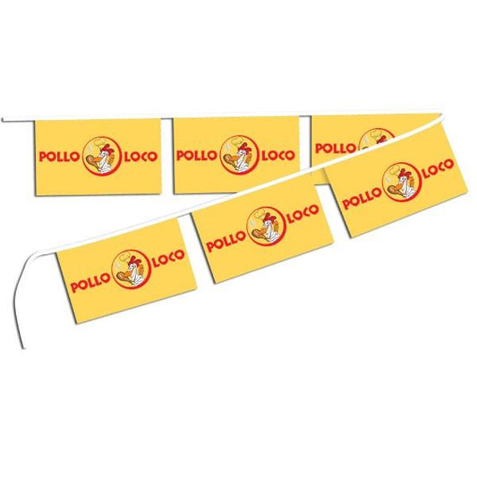 Rectangle Pennant String Flags