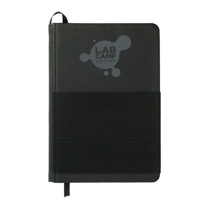 5" X 7" ELASTIC PHONE POCKET NOTEBOOK