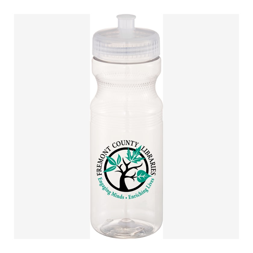 24 Oz. Easy Squeezy Crystal Sports Bottle